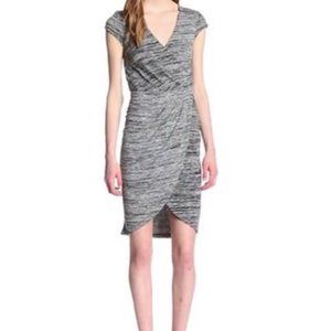 French Connection Wrap Dress Fast Summer Space-Dye